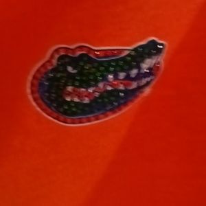 FINAL PRICE COLOSSEUM orange & blue UF GATORS l/s blouse XL